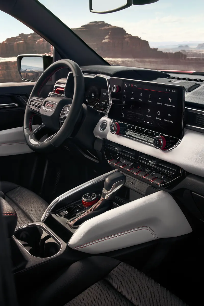 2026 GMC Canyon infotainment system at Forest City Auto Center GMC in Forest City IA