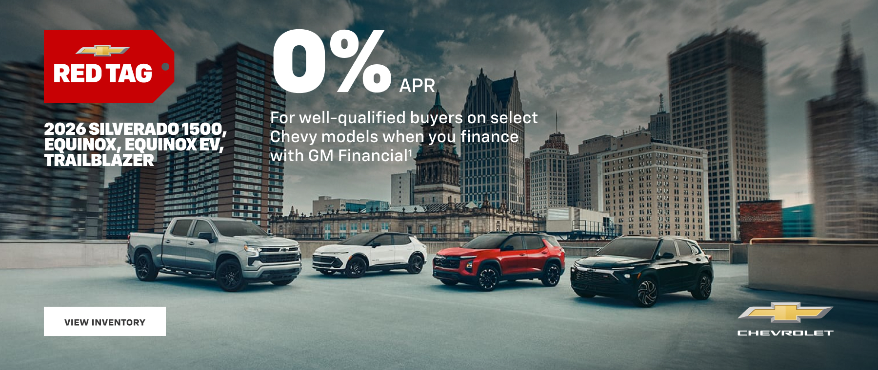 2026 Silverado 1500, Equinox , Equinox EV, Trailblazer 