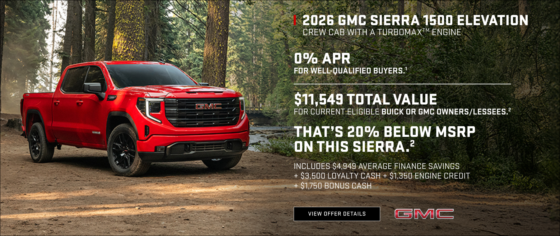 2026 GMC Seirra 1500 Elevation at Forest City Auto Center Chevrolet GMC in Forest City IA